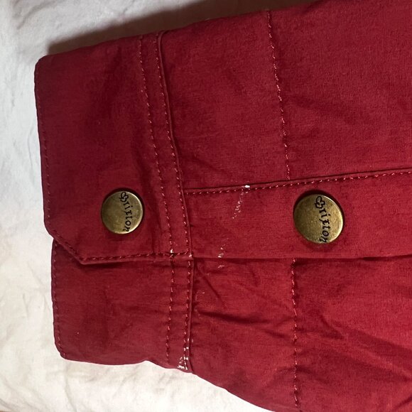 Brixton Jacket Mens Red Quilted SZ XL - Picture 6 of 7